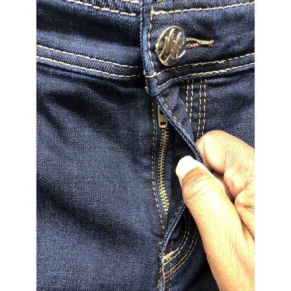 Seven7 Classic Melissa McCarthy Denim Jeans Size 20W Boot Cut Dark Wash - Picture 3 of 16